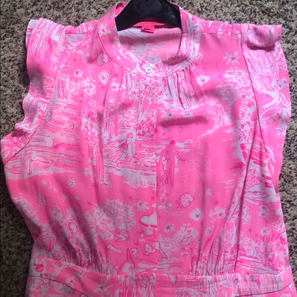 Lilly Pulitzer PB Silk MIDI- skinny dippin